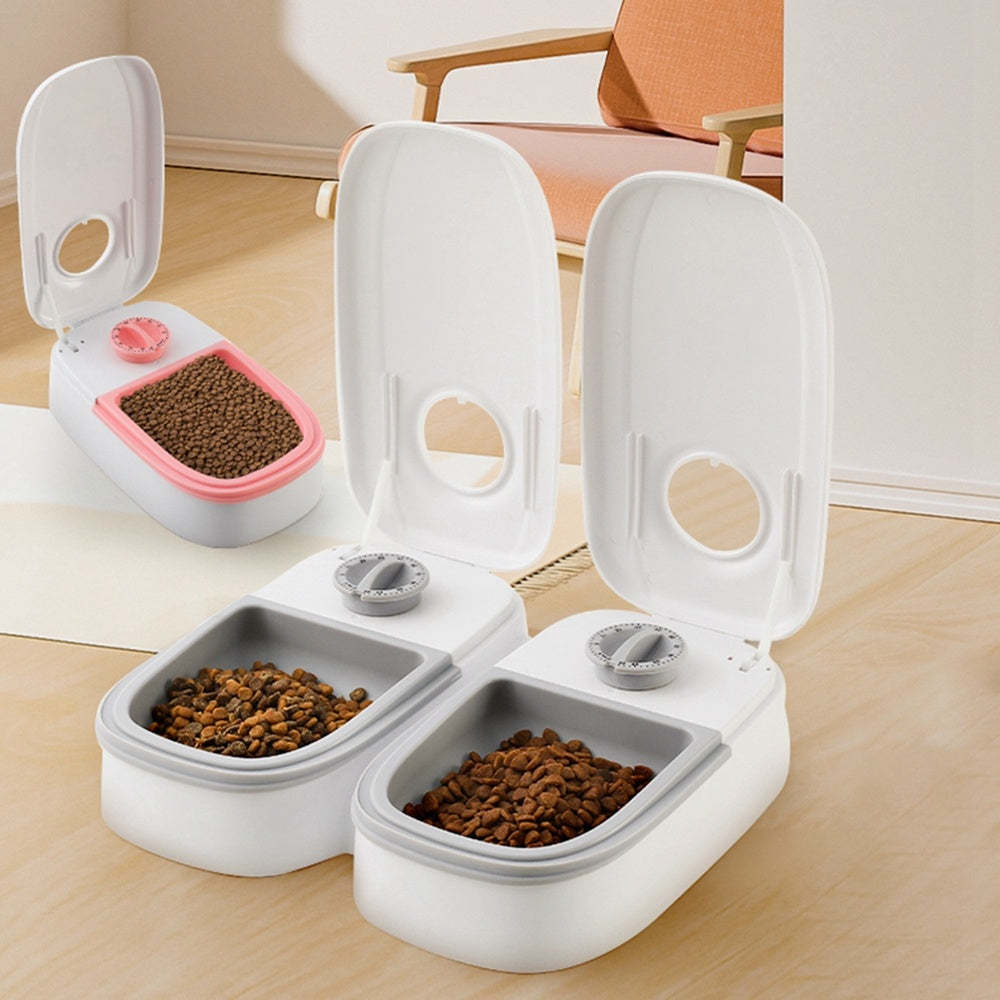 Automatic Pet Feeder Smart Food Dispenser For Cats Dogs Timer Stainless Steel