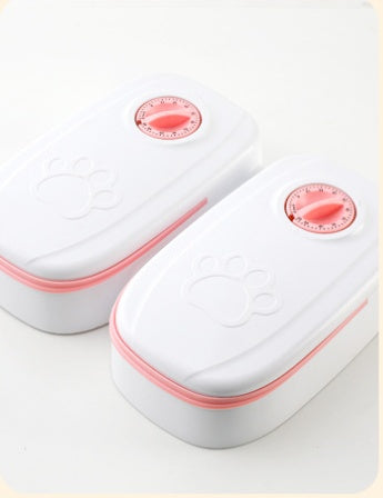 Automatic Pet Feeder Smart Food Dispenser For Cats Dogs Timer Stainless Steel