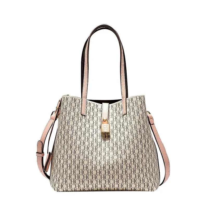 CH Premium Versatile Leather Crossbody Bag Ladies