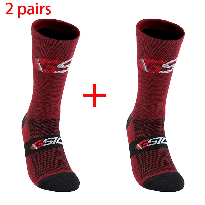 2pairs Cycling Socks Compression
