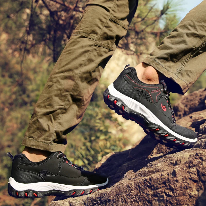 Men's Hiking Shoes Waterproof Leather Outdoor