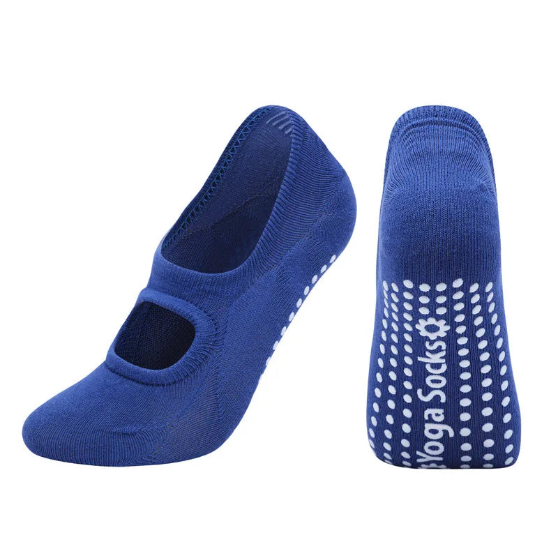 Silicone Anti-Slip Backless Yoga Socks Women