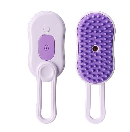 Cat Steam Brush Steamy Dog Brush 3 In 1 Electric Spray Cat Hair Brushes For Massage Pet