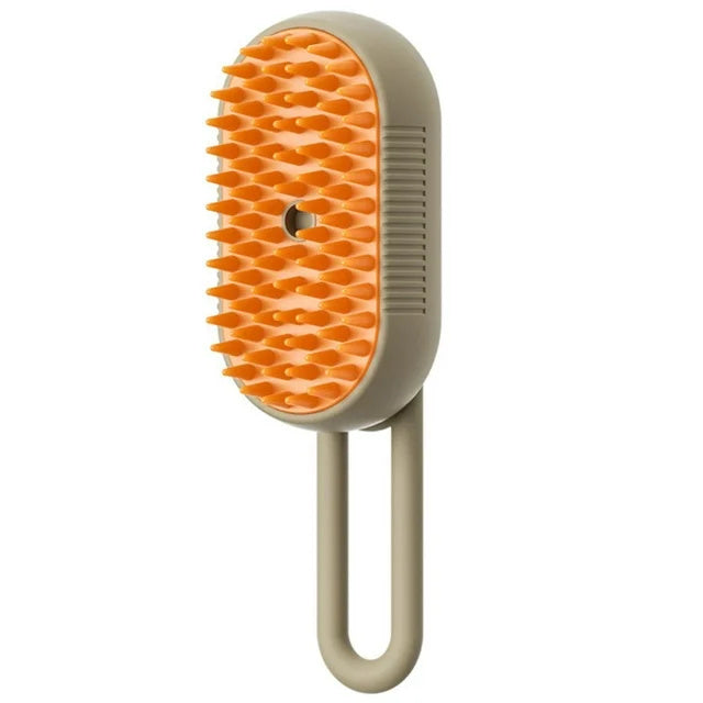 Cat Steam Brush Steamy Dog Brush 3 In 1 Electric Spray Cat Hair Brushes For Massage Pet