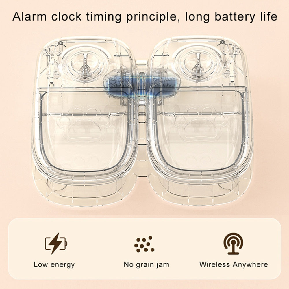 Automatic Pet Feeder Smart Food Dispenser For Cats Dogs Timer Stainless Steel