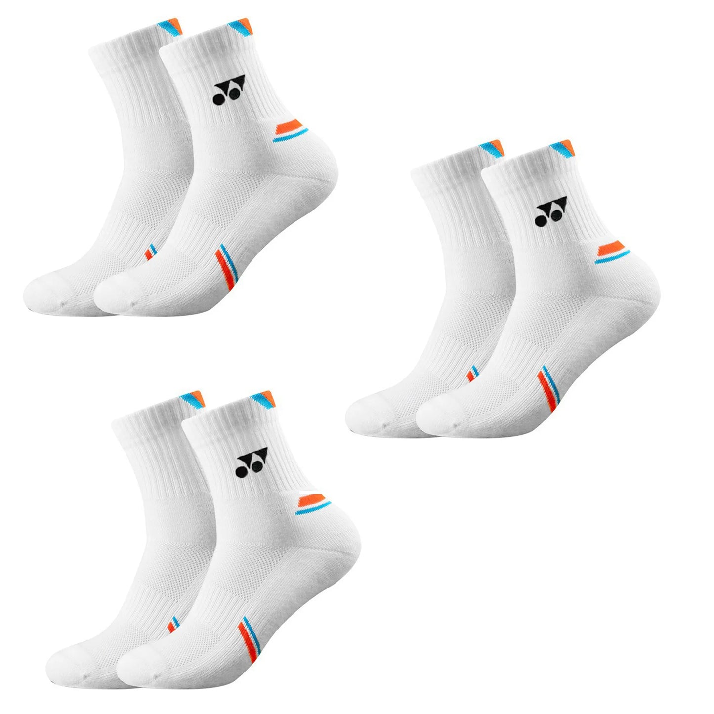 Sports Running Socks Men Woman Outdoors Casual Athletic Mid-calf Socks Basketball Badminton Yoga Breathable Socks 1/3 Pair