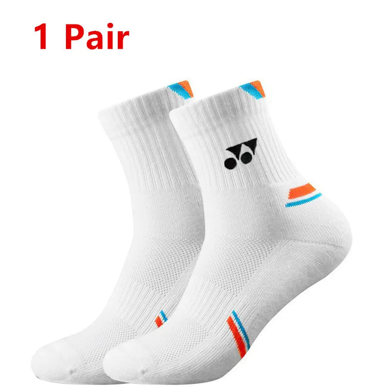 Sports Running Socks Men Woman Outdoors Casual Athletic Mid-calf Socks Basketball Badminton Yoga Breathable Socks 1/3 Pair