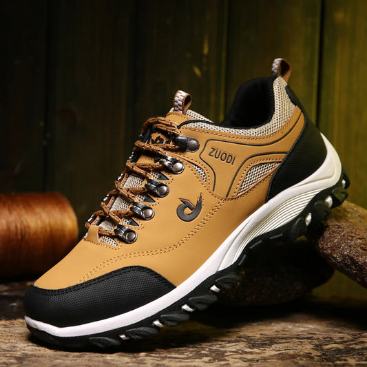 Men's Hiking Shoes Waterproof Leather Outdoor