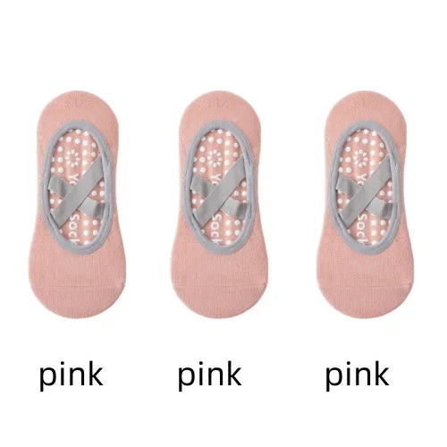 1/ 3Pair Professional Women Yoga Sock Silicone Anti-slip
