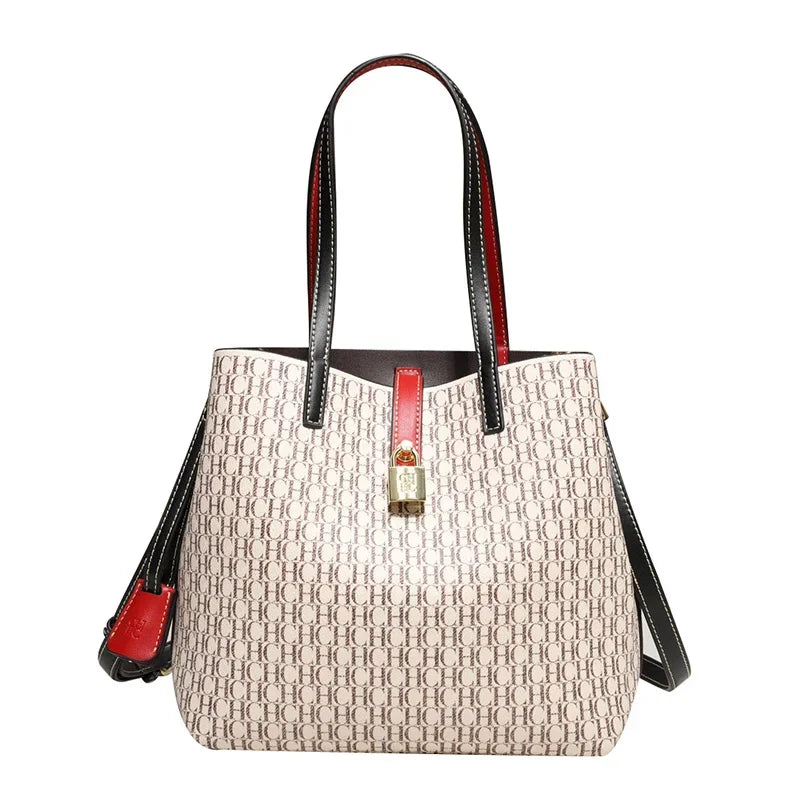 CH Premium Versatile Leather Crossbody Bag Ladies