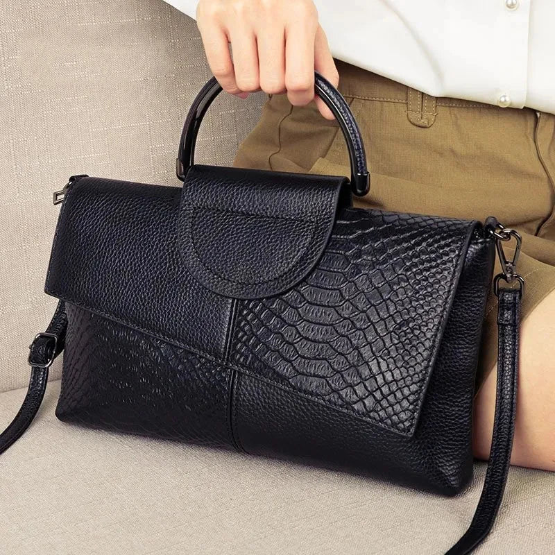 High Quality Soft PU Leather Handbag Women Luxury Purses Female