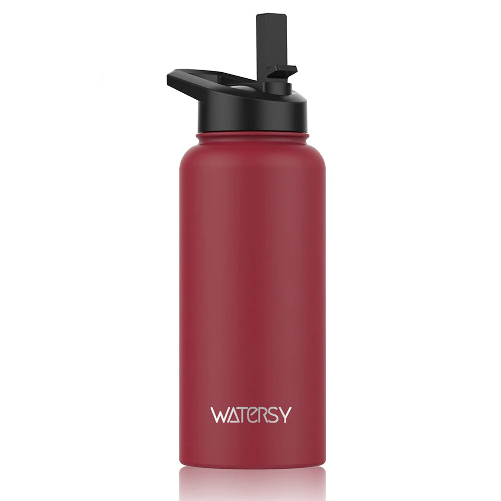 900ML Stainless Steel Thermal Mug with Handle Large Capacity Insulated Cup Office and Home Tumbler Outdoor Sports Water Bottle