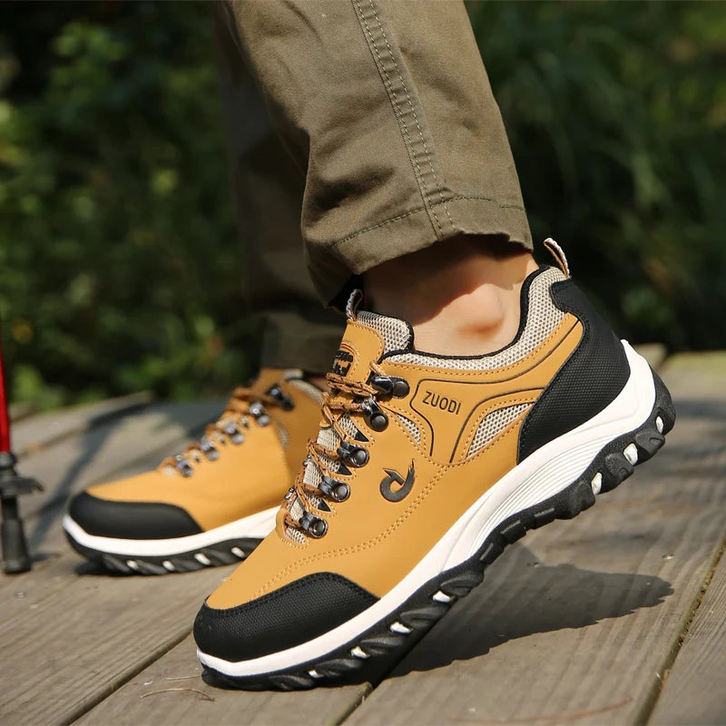 Men's Hiking Shoes Waterproof Leather Outdoor