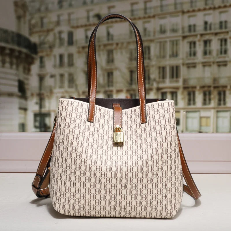 CH Premium Versatile Leather Crossbody Bag Ladies