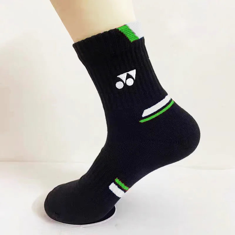 Sports Running Socks Men Woman Outdoors Casual Athletic Mid-calf Socks Basketball Badminton Yoga Breathable Socks 1/3 Pair