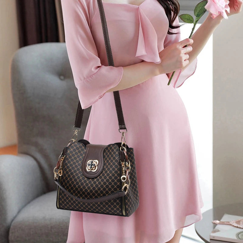 New Women Handbag Bag Luxury Design Bucket Shoulder