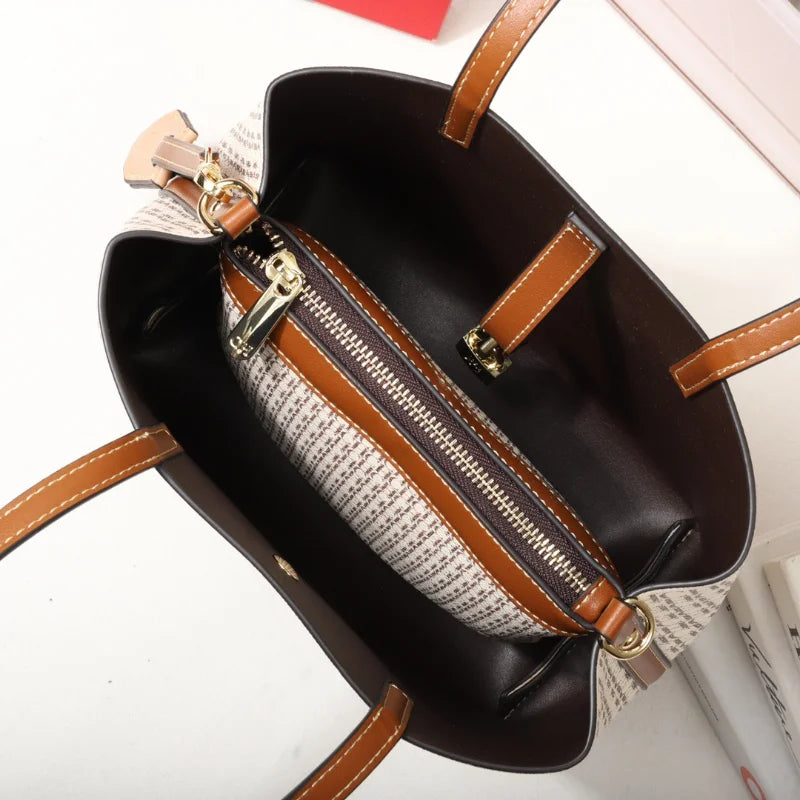 CH Premium Versatile Leather Crossbody Bag Ladies