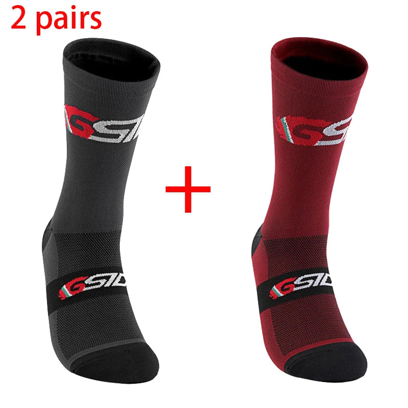 2pairs Cycling Socks Compression