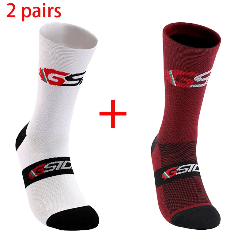 2pairs Cycling Socks Compression