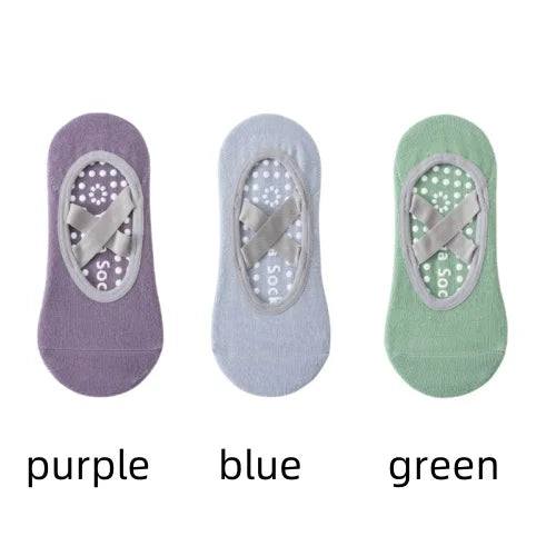 1/ 3Pair Professional Women Yoga Sock Silicone Anti-slip