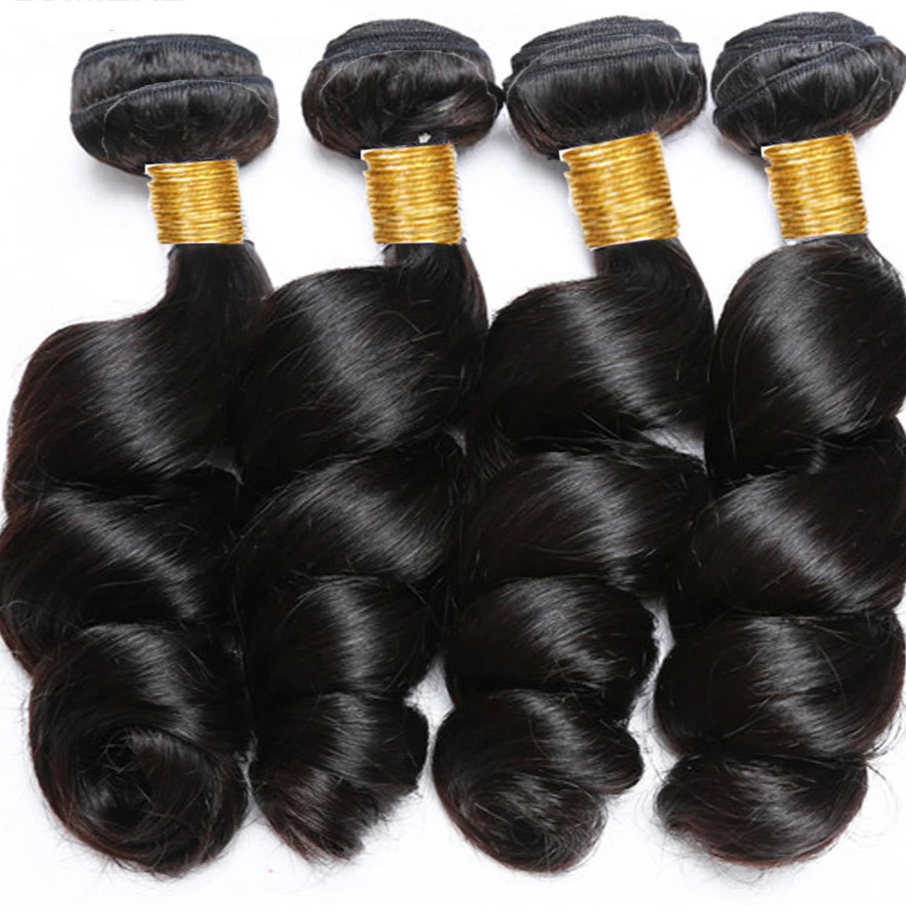 8-40 Inchs Loose Wave Bundles Brazilian Human Hair Weave Bundles 1/3/4 Bundles Deal Top Quality Human Hair Extensions