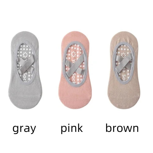 1/ 3Pair Professional Women Yoga Sock Silicone Anti-slip