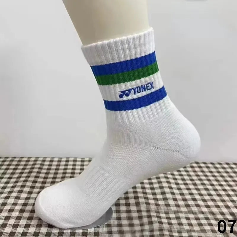 Sports Running Socks Men Woman Outdoors Casual Athletic Mid-calf Socks Basketball Badminton Yoga Breathable Socks 1/3 Pair
