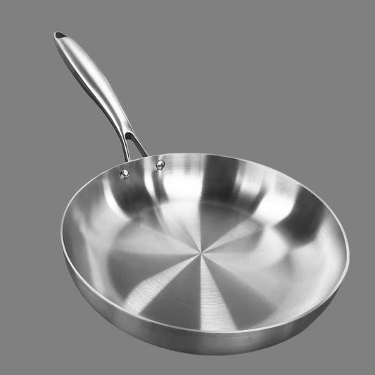 304 Stainless Steel Frying Pan, NonStick Pan Fried Steak Pot