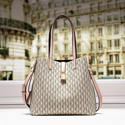 CH Premium Versatile Leather Crossbody Bag Ladies