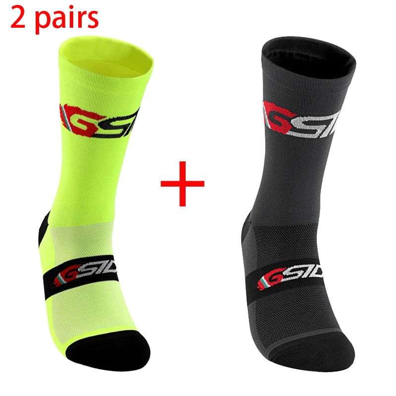 2pairs Cycling Socks Compression
