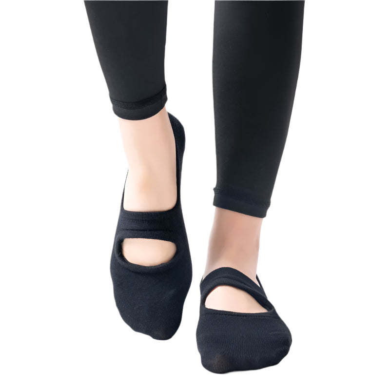 Silicone Anti-Slip Backless Yoga Socks Women