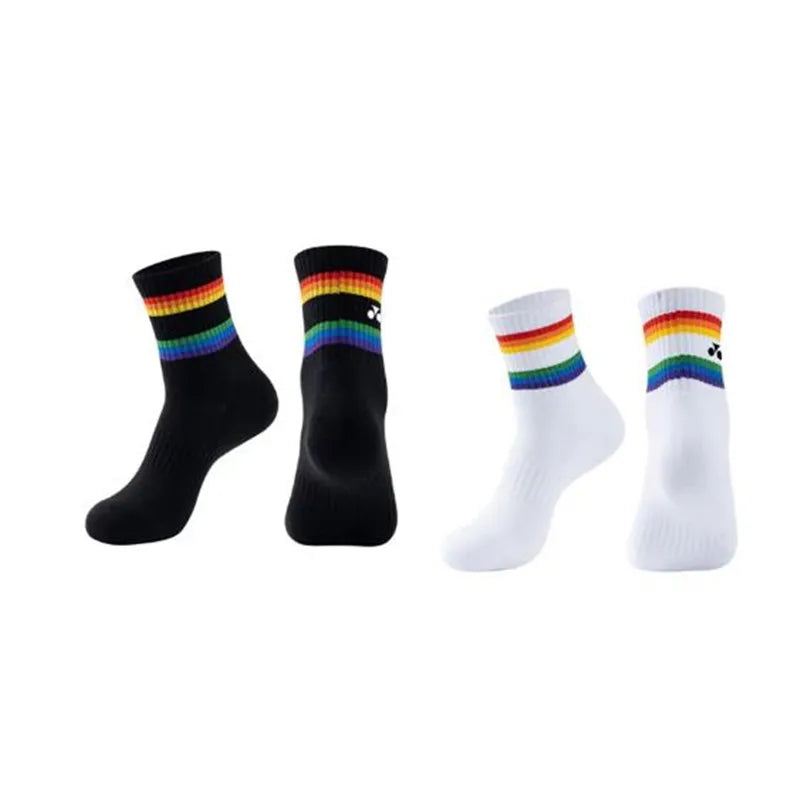 Sports Running Socks Men Woman Outdoors Casual Athletic Mid-calf Socks Basketball Badminton Yoga Breathable Socks 1/3 Pair
