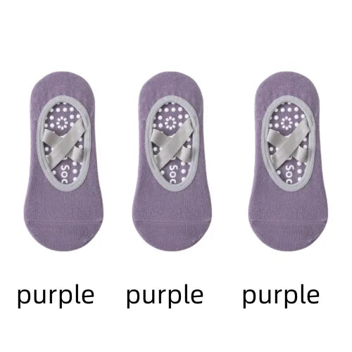 1/ 3Pair Professional Women Yoga Sock Silicone Anti-slip