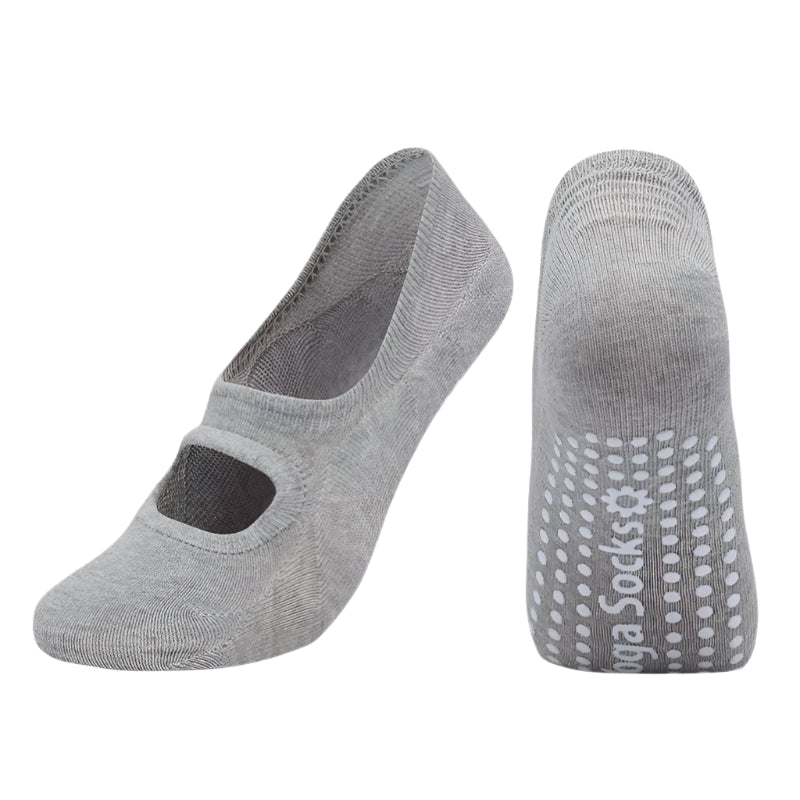 Silicone Anti-Slip Backless Yoga Socks Women