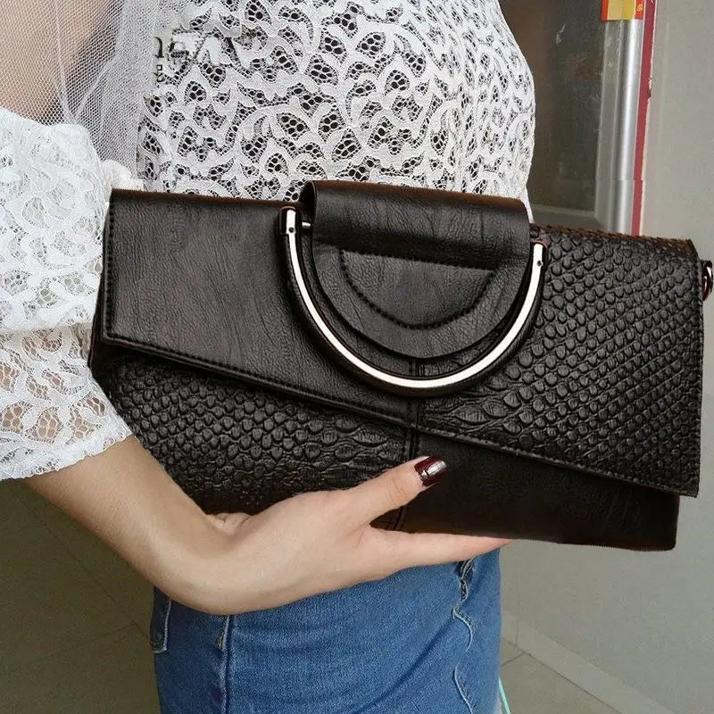 High Quality Soft PU Leather Handbag Women Luxury Purses Female