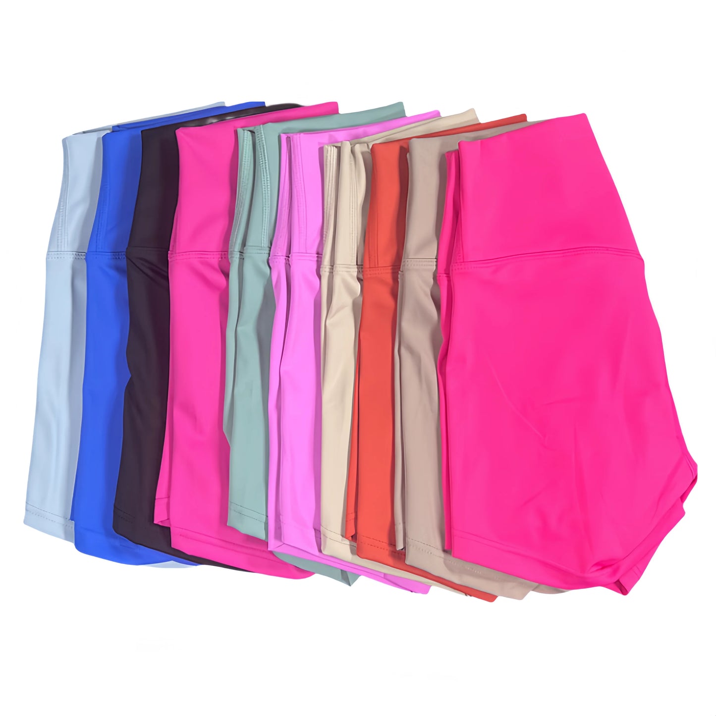 Women's Sports Yoga Shorts with High Waist, Hip Lift, Fitness