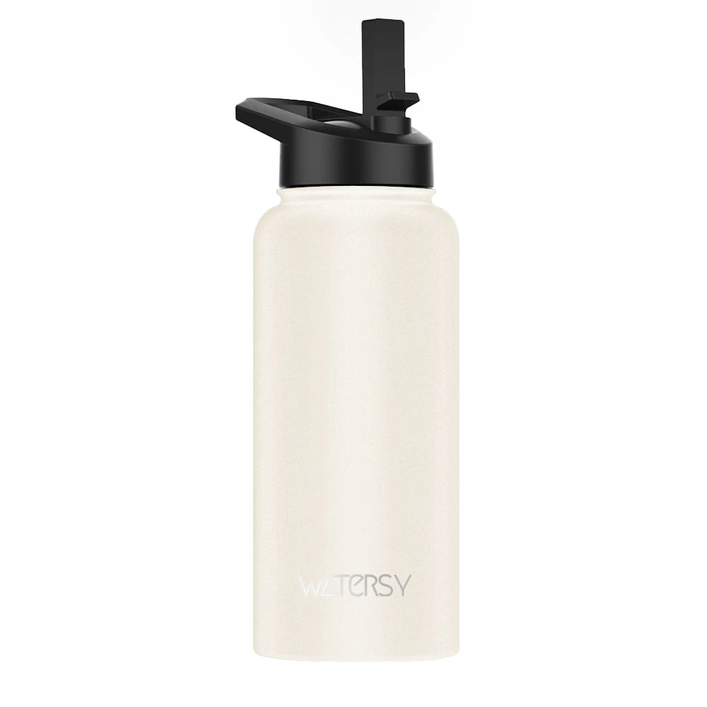 900ML Stainless Steel Thermal Mug with Handle Large Capacity Insulated Cup Office and Home Tumbler Outdoor Sports Water Bottle