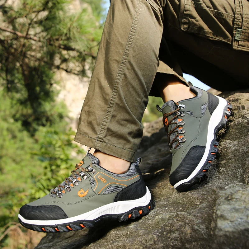 Men's Hiking Shoes Waterproof Leather Outdoor