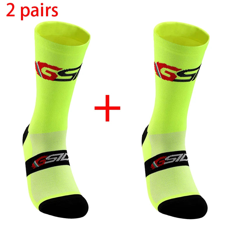 2pairs Cycling Socks Compression