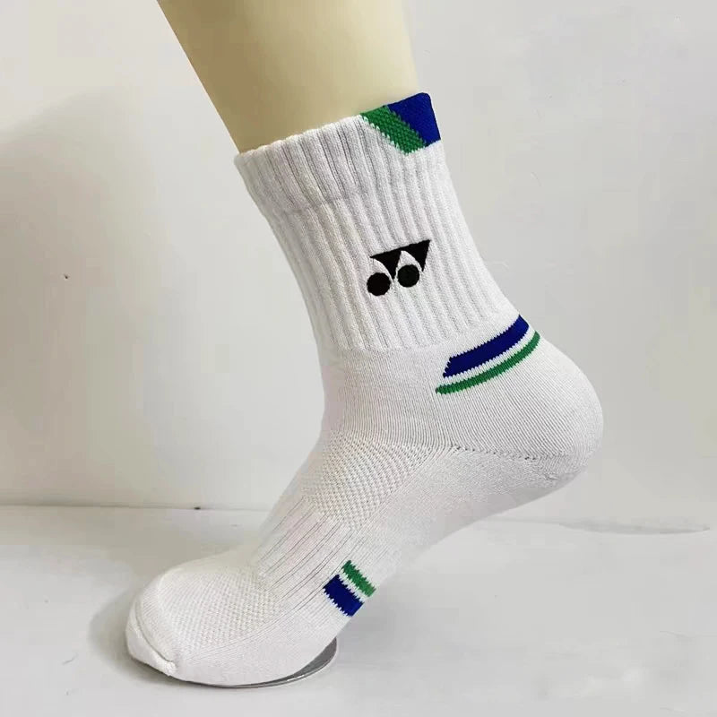 Sports Running Socks Men Woman Outdoors Casual Athletic Mid-calf Socks Basketball Badminton Yoga Breathable Socks 1/3 Pair