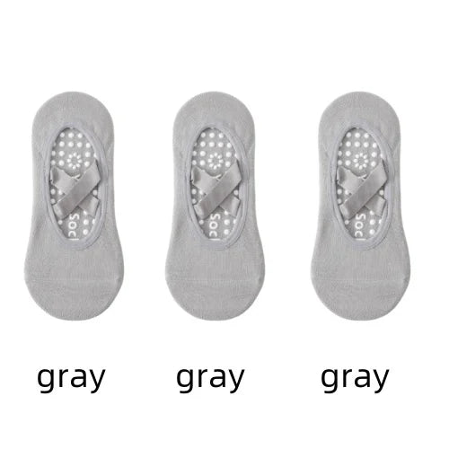 1/ 3Pair Professional Women Yoga Sock Silicone Anti-slip