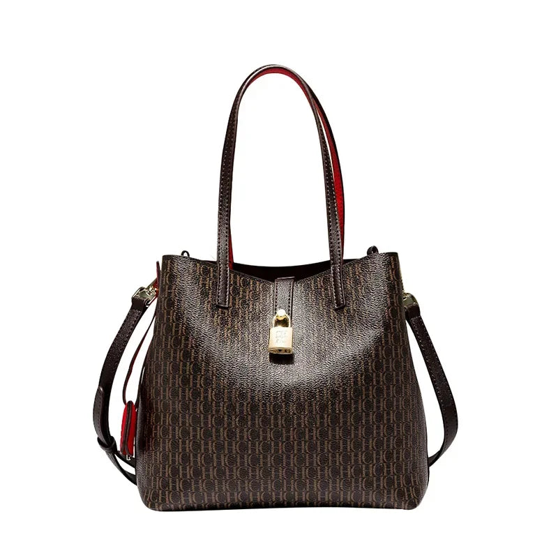 CH Premium Versatile Leather Crossbody Bag Ladies