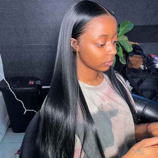 Bone Straight 13x6 Lace Front Wigs Human Hair Brazilian Transparent Wigs For Black Women 13x4 4x4 Hd Lace Frontal Human Hair Wig