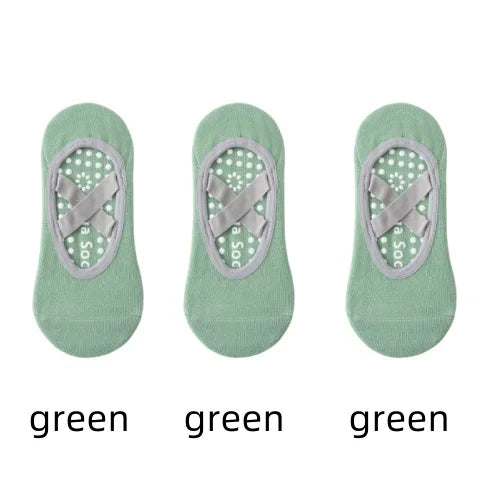 1/ 3Pair Professional Women Yoga Sock Silicone Anti-slip