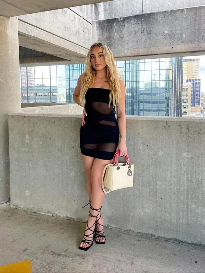 Party Strapless Dress leeveless Sexy