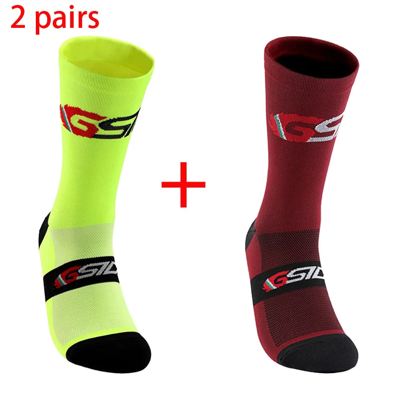 2pairs Cycling Socks Compression
